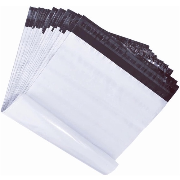 🎁 5 Polymailers 10" x 13", White, Self-Sealing - Picture 3 of 5